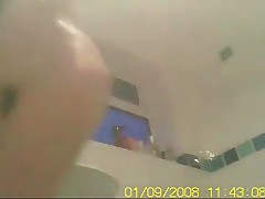Isn't it a great idea to place a hidden cam in your bathroom and spy on your hawt girlfriend? This hawt homemade voyeur vid is actually worth watching!
